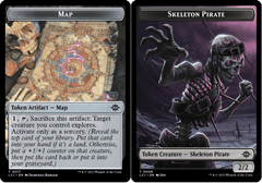 Map (0017) // Skeleton Pirate (0008) Double-Sided Token - Foil